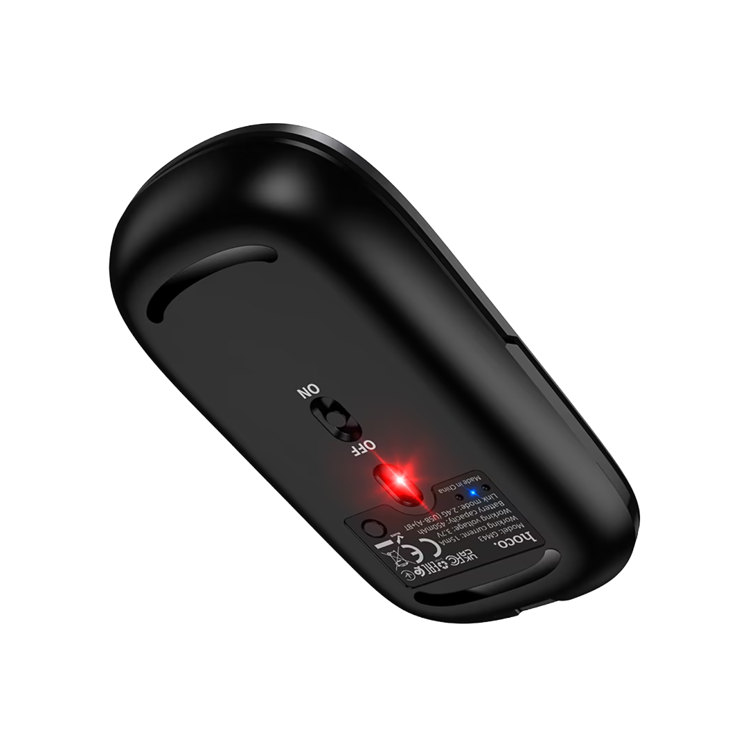 Mouse con conexión Inalámbrico y Bluetooth recargable HOCO GM43-3