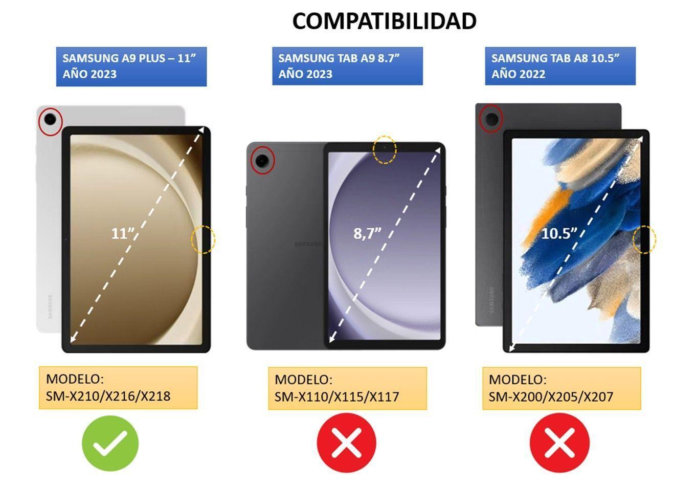 FUNDA CARCASA ANTIGOLPE SAMSUNG TAB A9 PLUS / A9+ (11" PULGADAS)-3