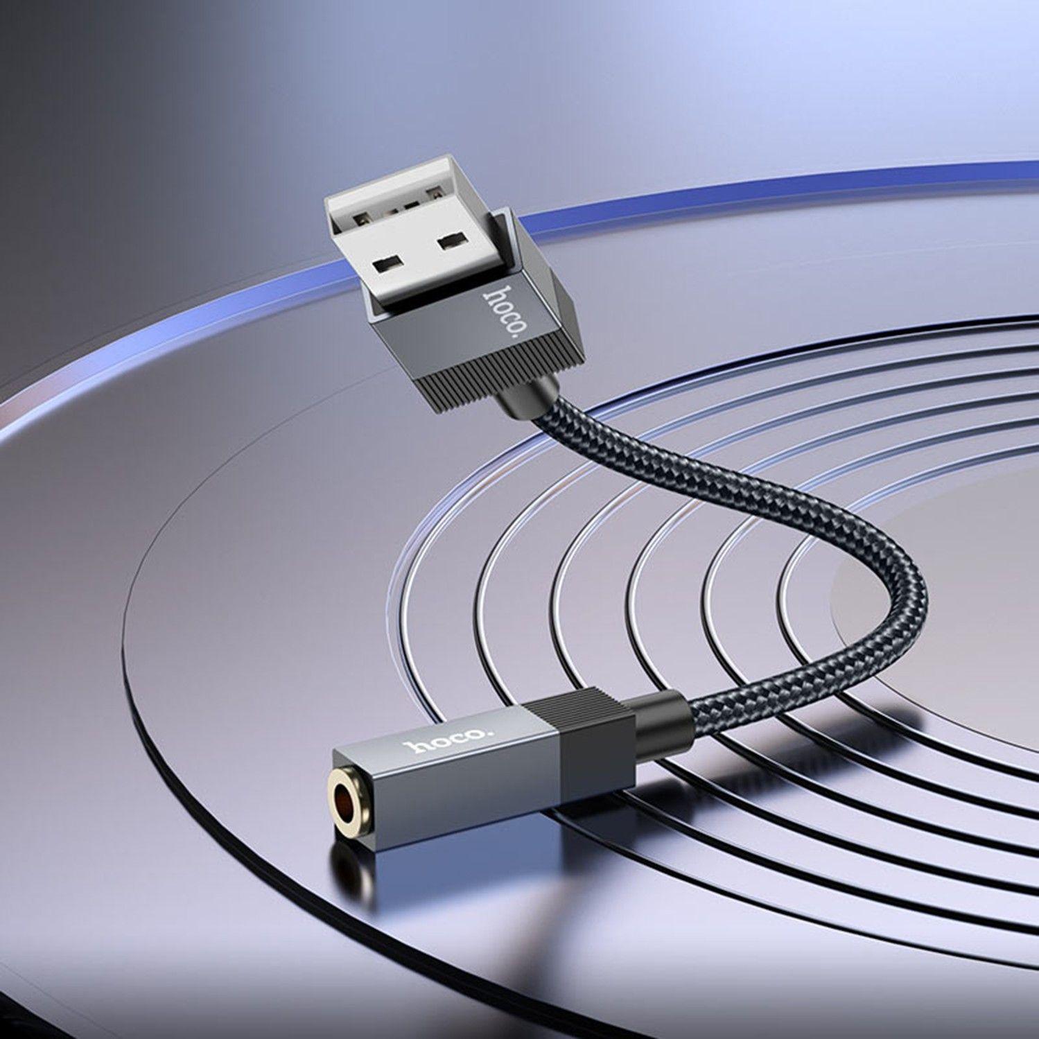 Adaptador USB A a Plug 3.5mm HOCO UPA32D-2
