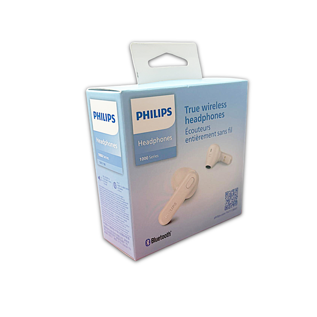 Audífono Philips Bluetooth - TAT1138 Blanco-2
