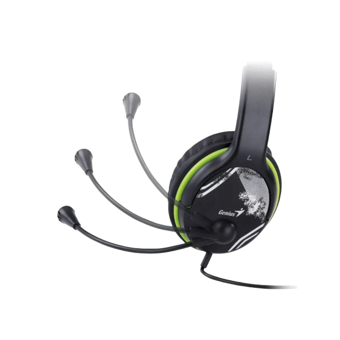 Audifonos para PC con Microfono incorporado Genius - Conexión con cable 3.5mm-1