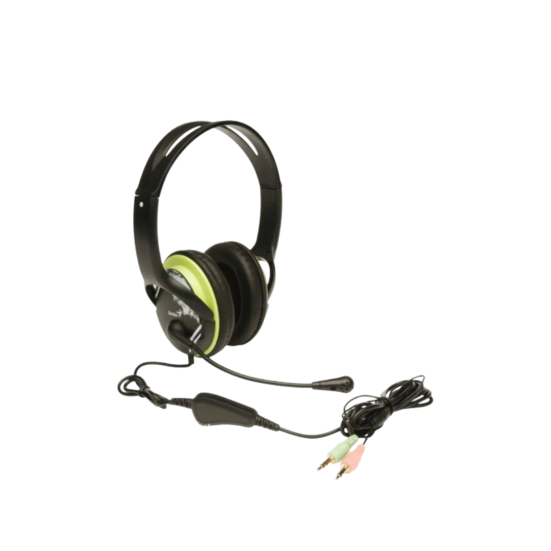 Audifonos para PC con Microfono incorporado Genius - Conexión con cable 3.5mm-2