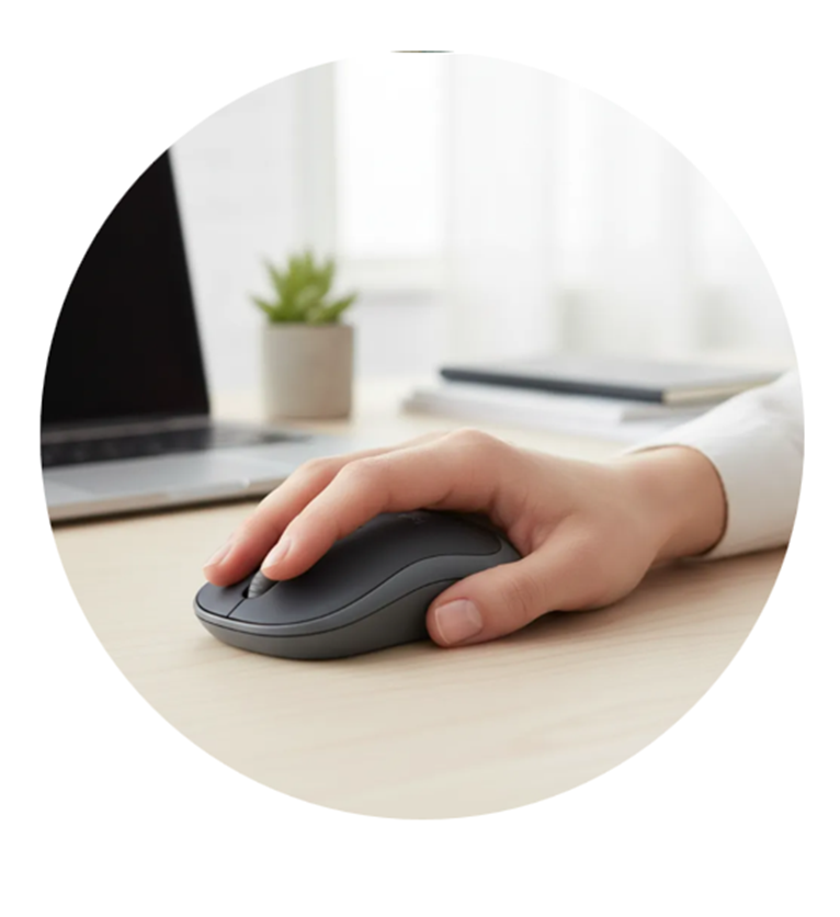 Mouse Inalámbrico Logitech M185 - Negro/Gris-1