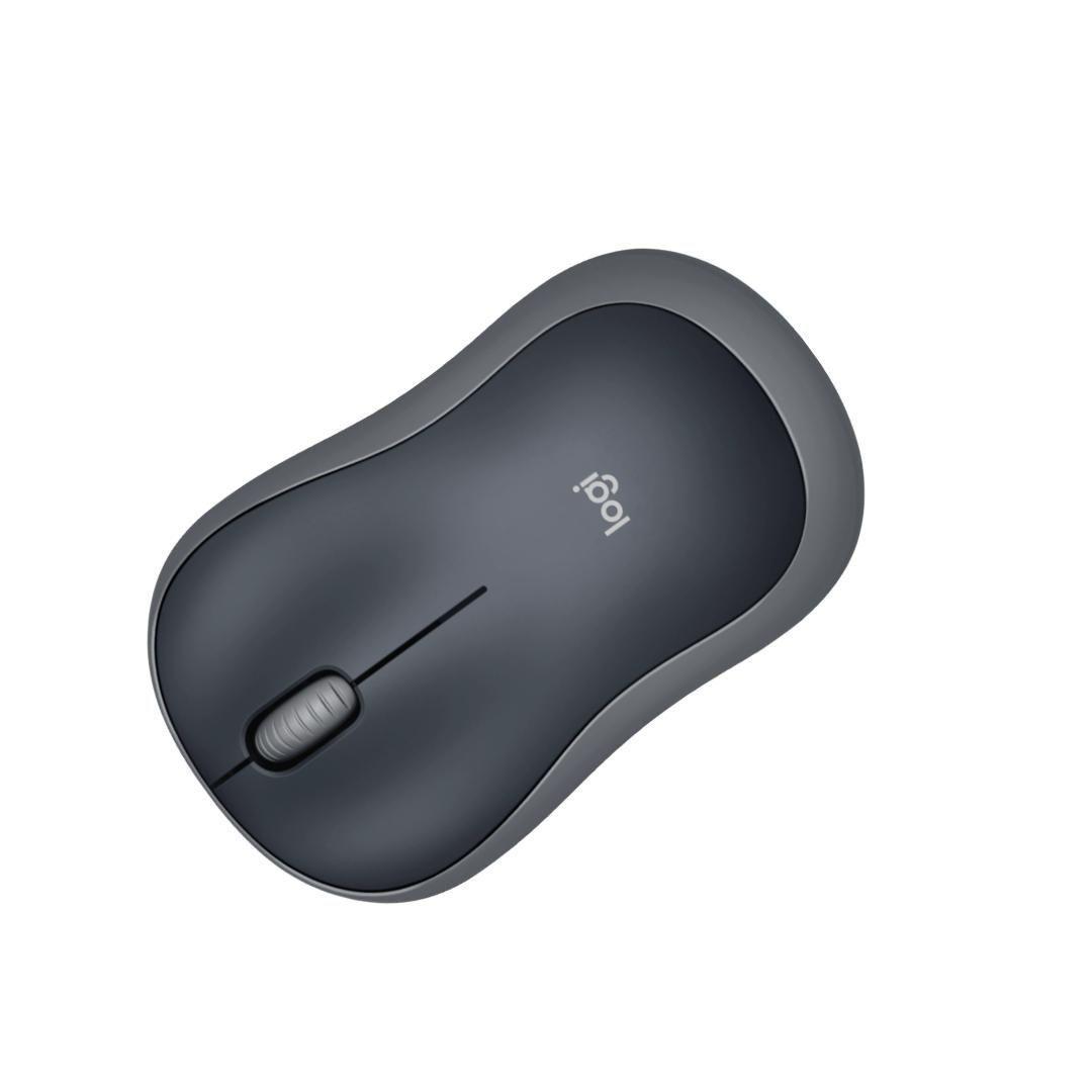 Mouse Inalámbrico Logitech M185 - Negro/Gris-2