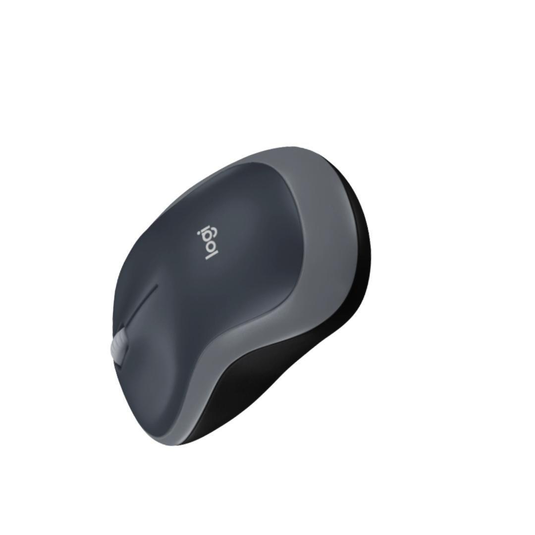 Mouse Inalámbrico Logitech M185 - Negro/Gris-3
