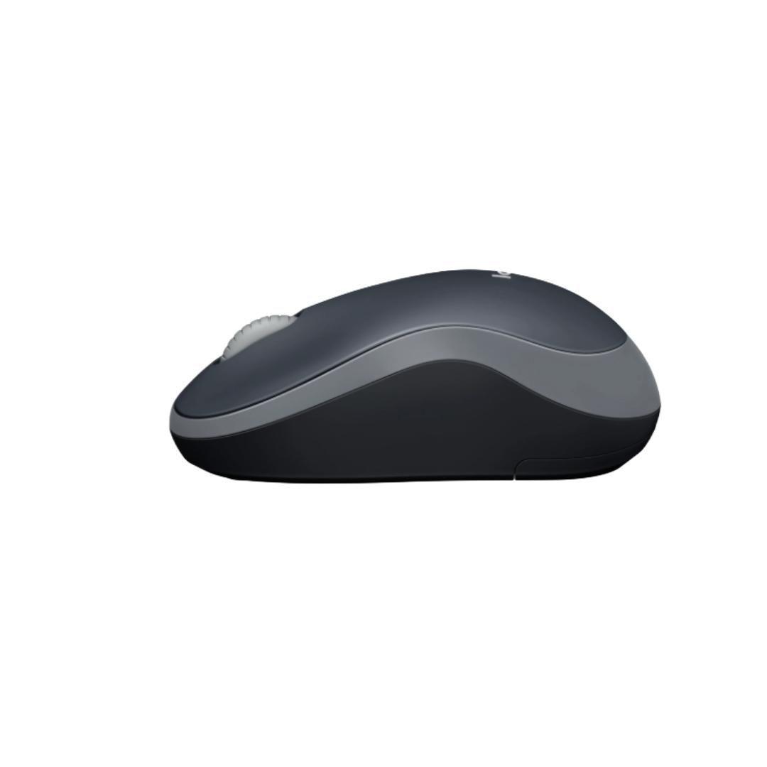 Mouse Inalámbrico Logitech M185 - Negro/Gris-4