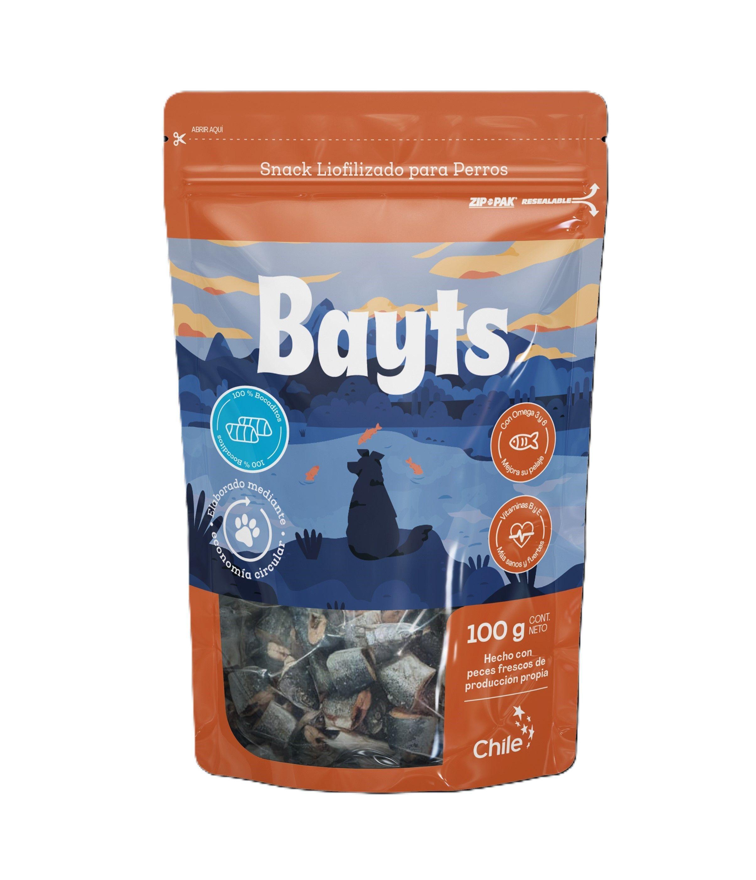 Bayts Snack Liofilizado Baby Salmón 100 gr. Perros y gatos-0