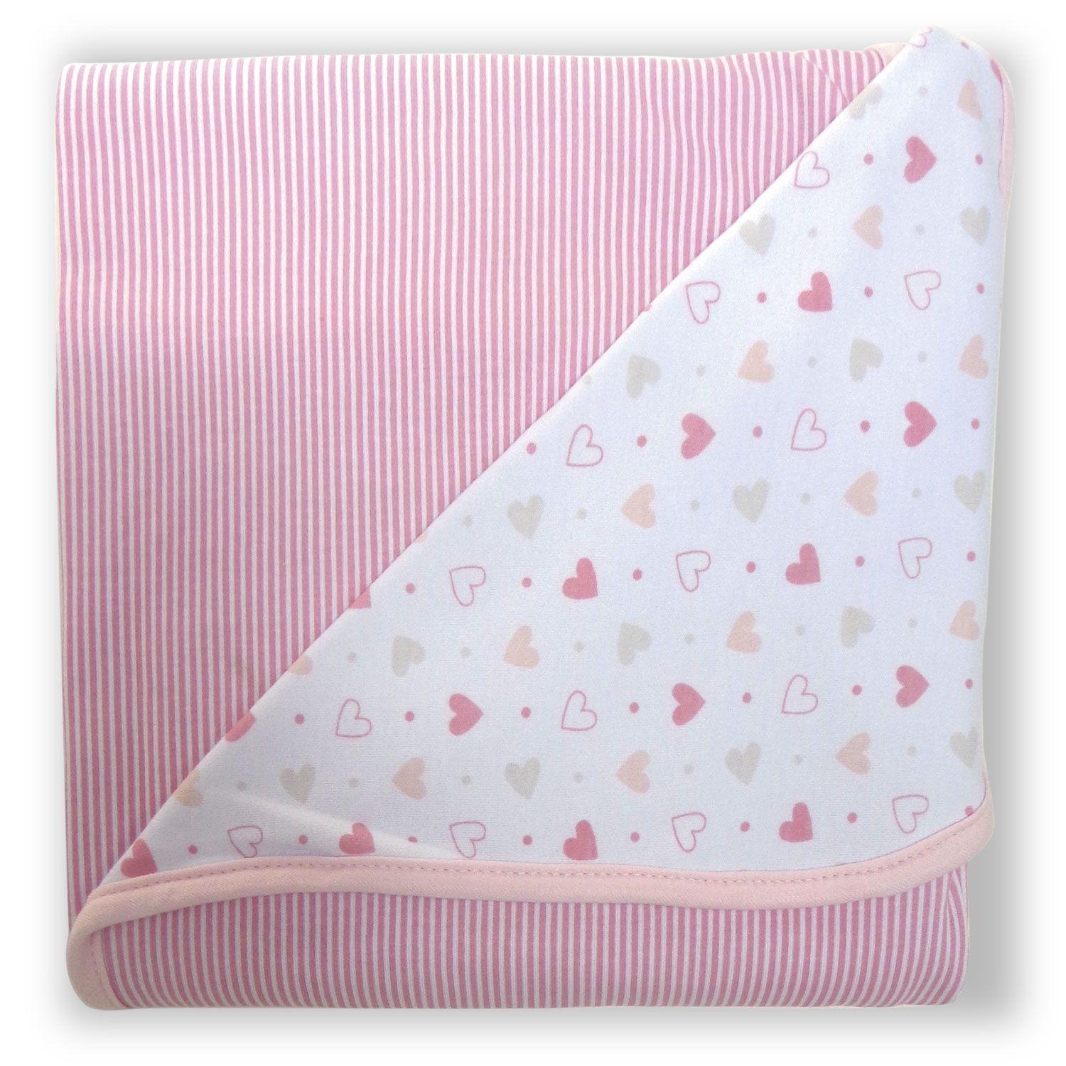 Manta para bebé Mini Me Algodón premium rosado-1