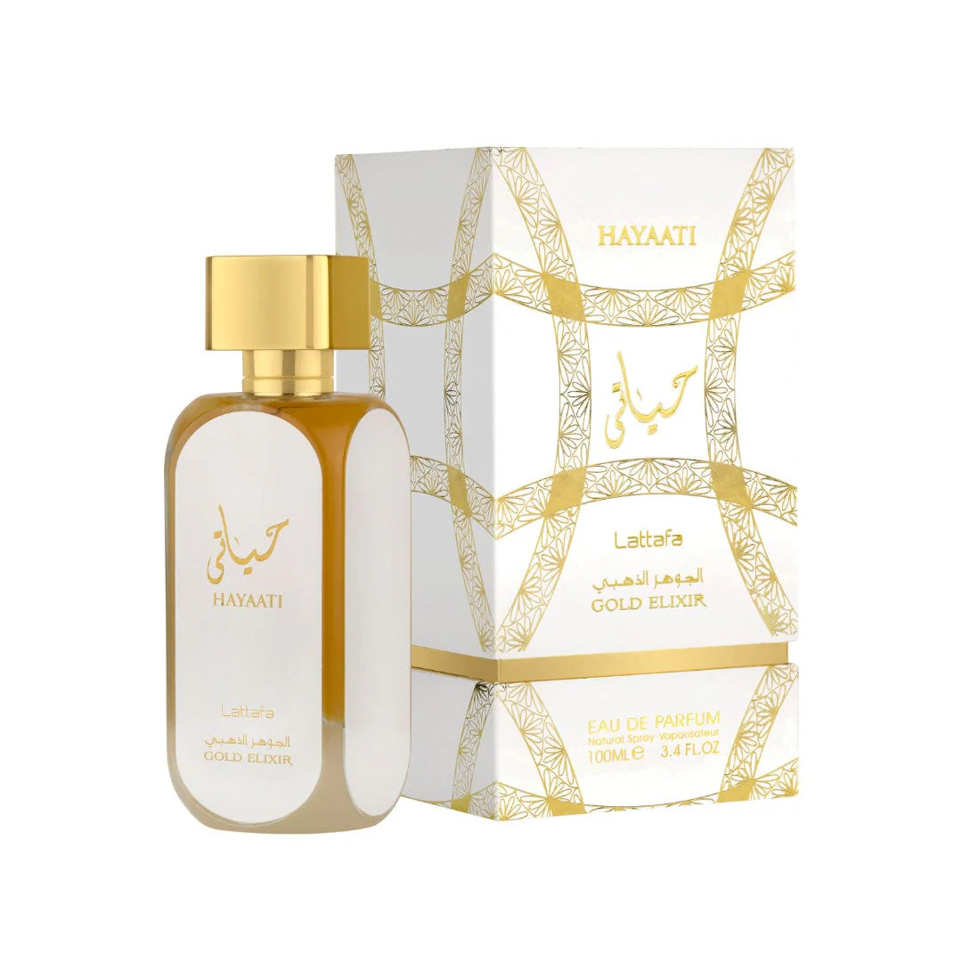 Perfume Hayaati Gold Elixir Lattafa EDP Unisex 100 ml-0
