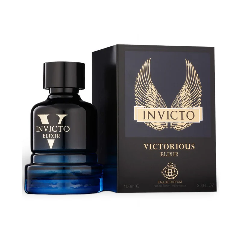 Perfume Invicto Victorious Elixir Fragrance World EDP Hombre 100 ml-0