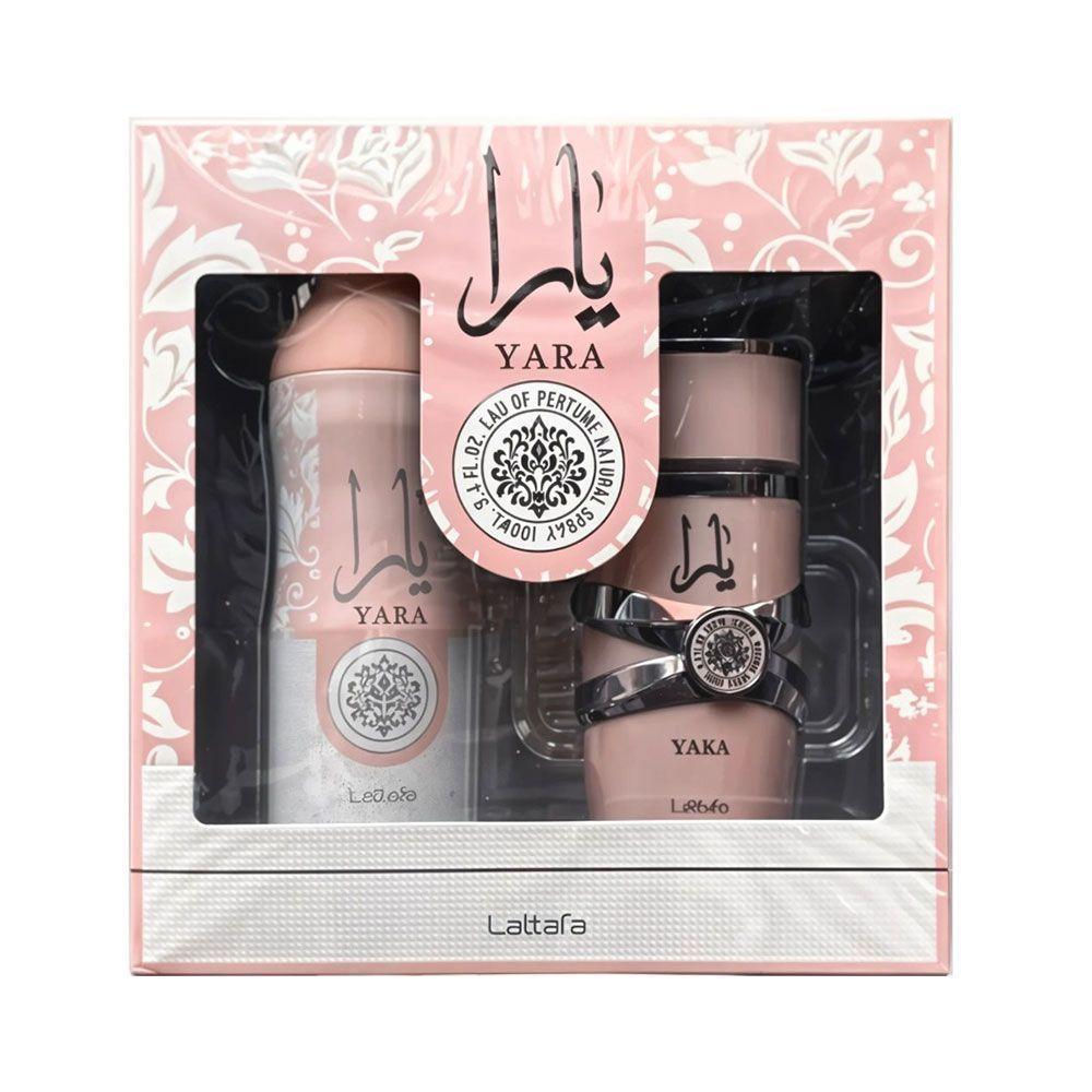 Set Yara EDP Mujer 100 ml + Desodorante Spray 200 ml Lattafa-0