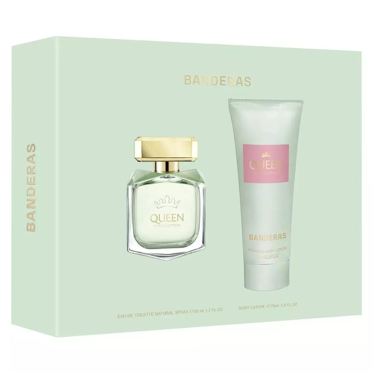 Estuche Queen of Seduction Antonio Banderas EDT Mujer 50 ml-1