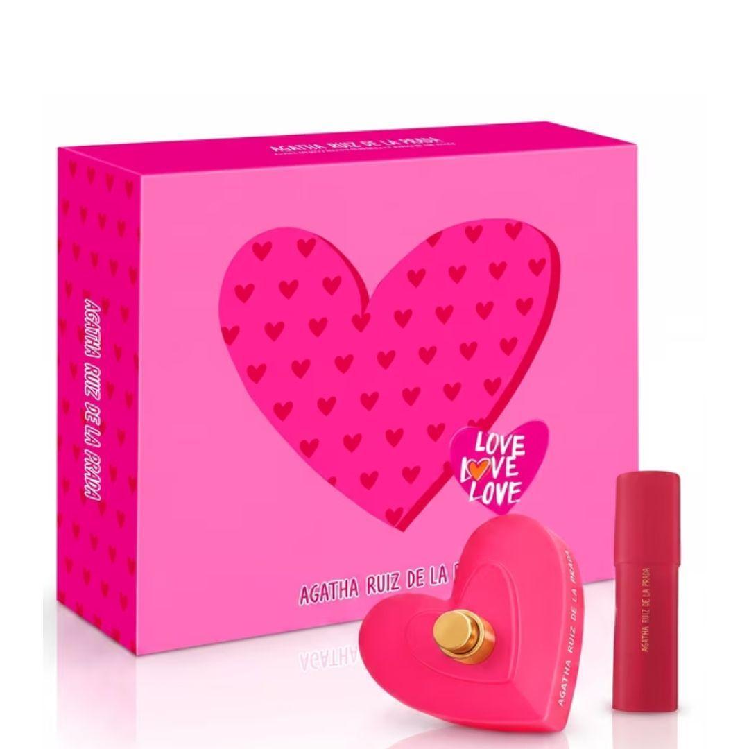 Set Love Love Love Agatha Ruiz De La Prada EDT Mujer 80 ml-0
