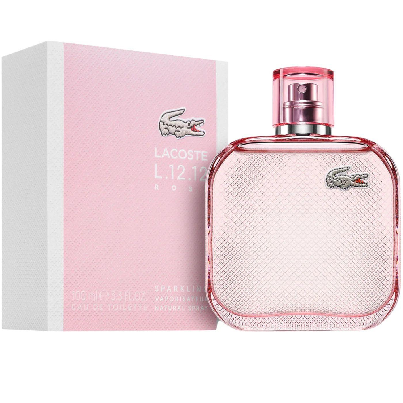 Perfume L.12.12 Rose Sparkling Lacoste EDT Mujer 100 ml-0