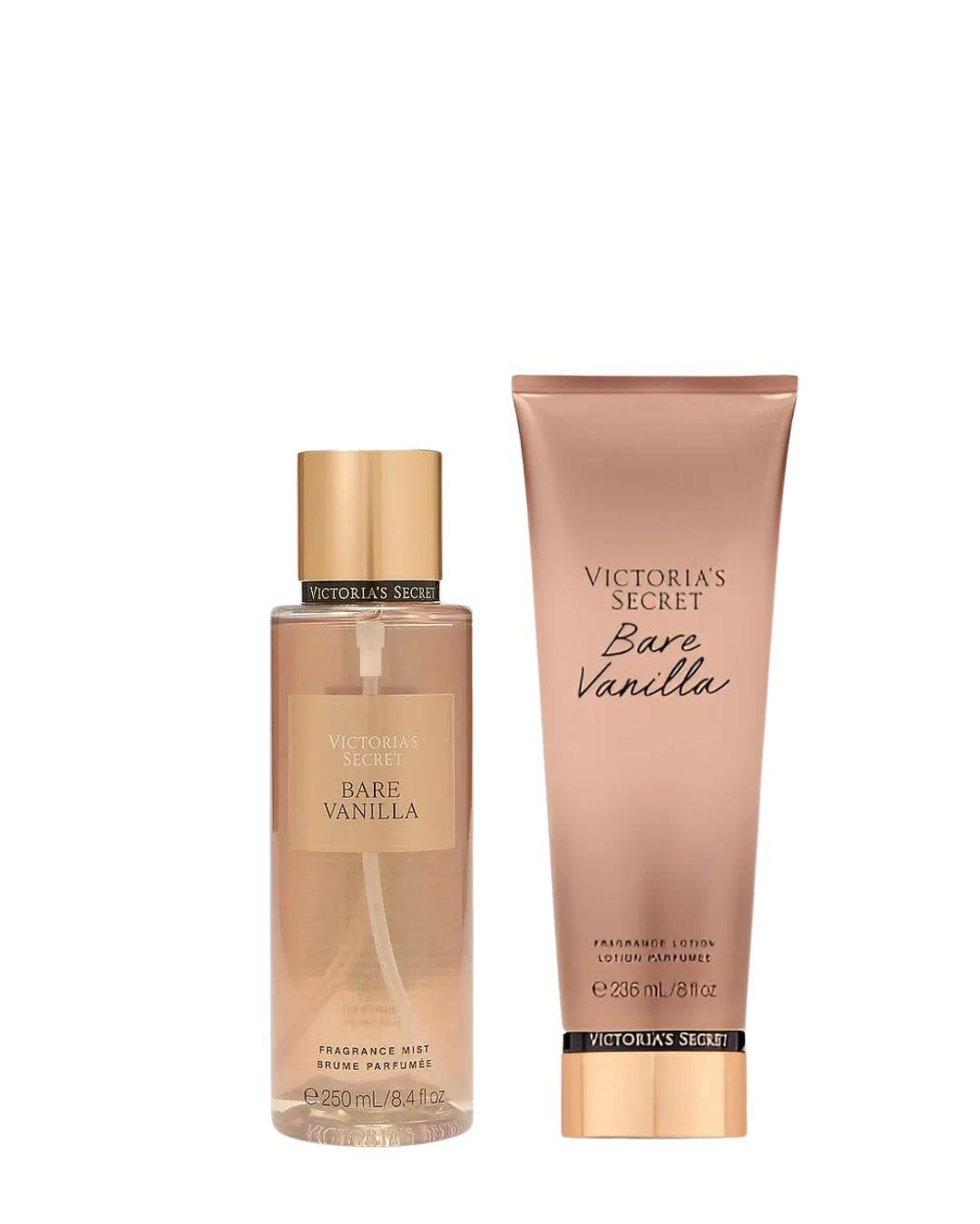 Pack Crema y Colonia Bare Vanilla Victoria's Secret EDT Mujer 250 ml-0