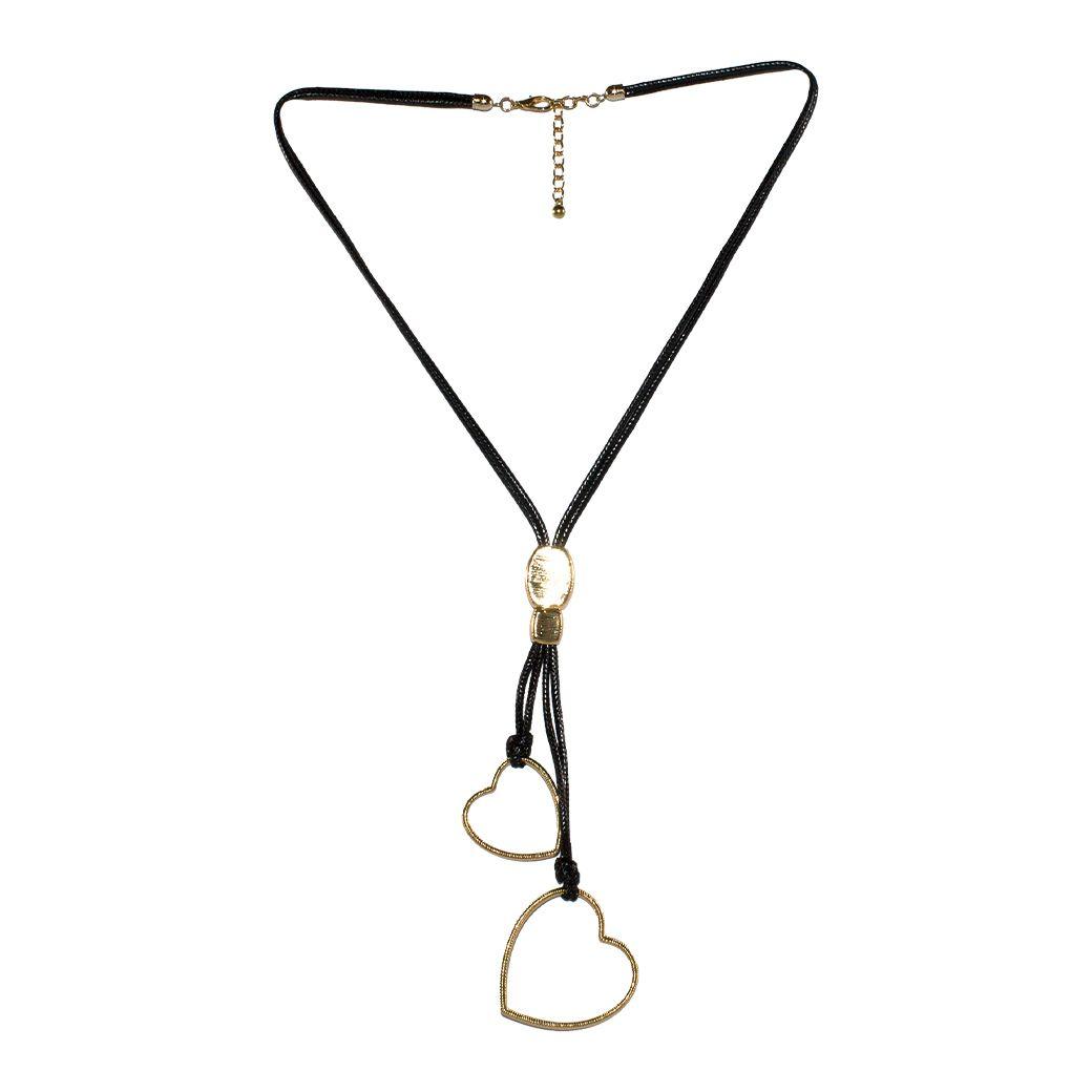 Collar largo metal 2 Oro-0