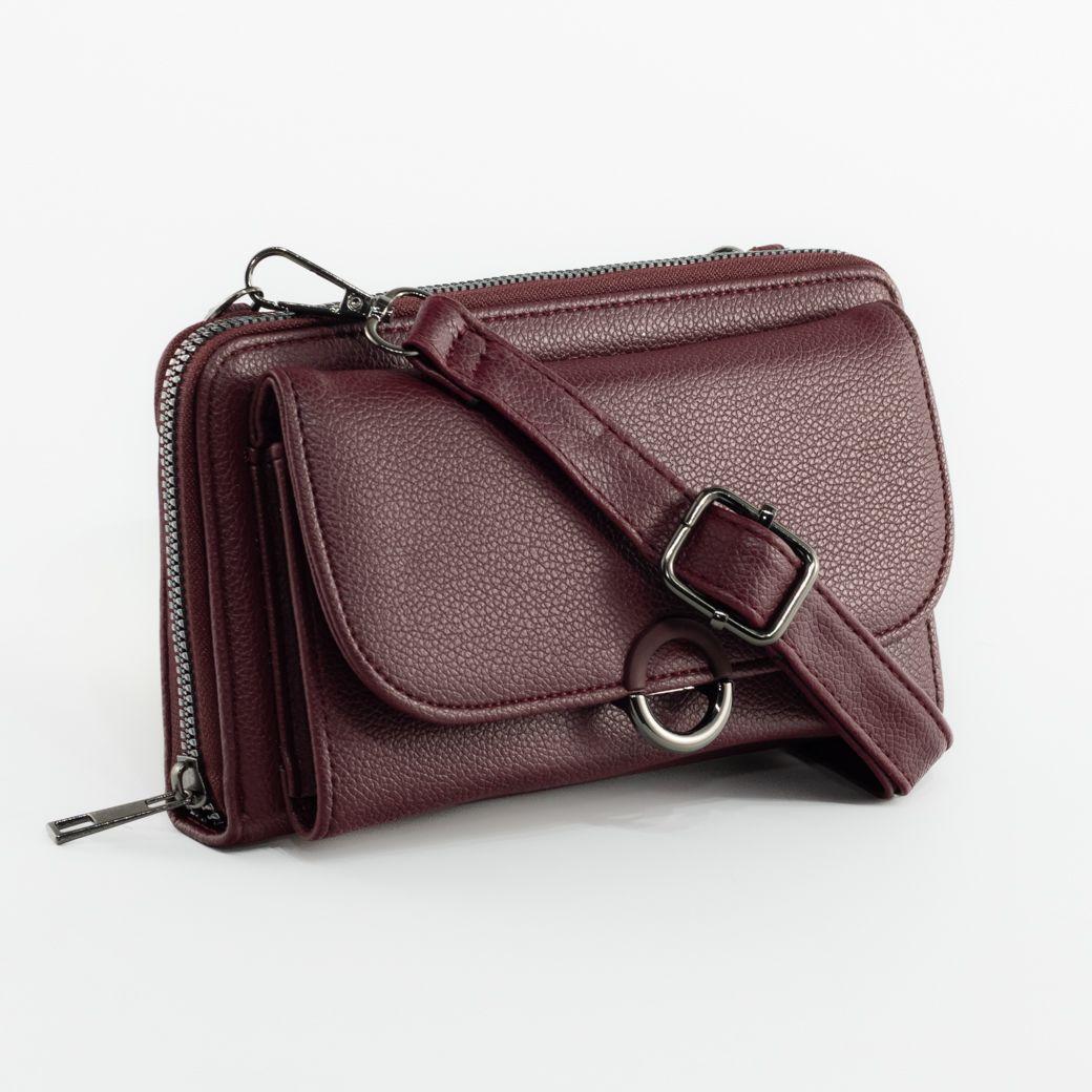 Portacelular c/metal redonda Burdeo-1