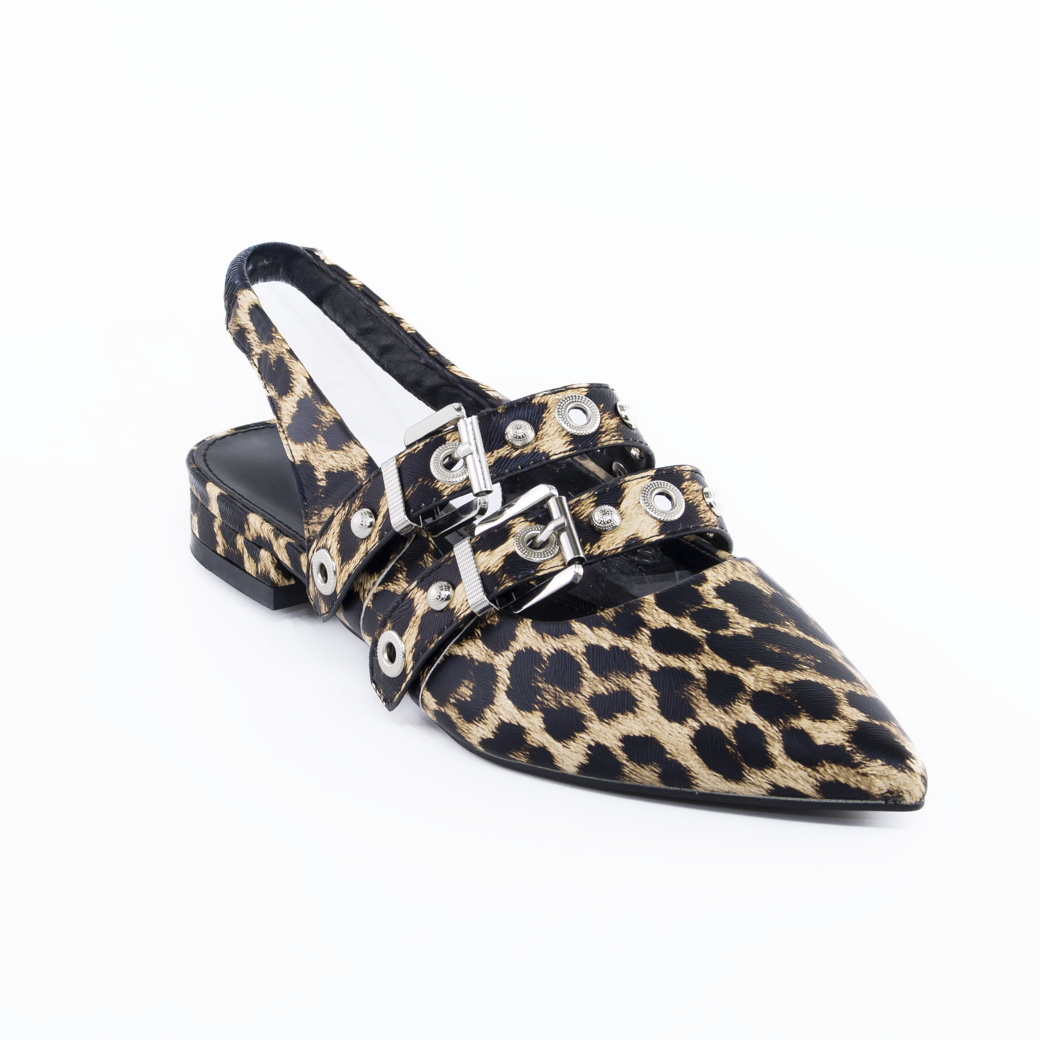 Stilleto plano c/hebillas leopardo-1