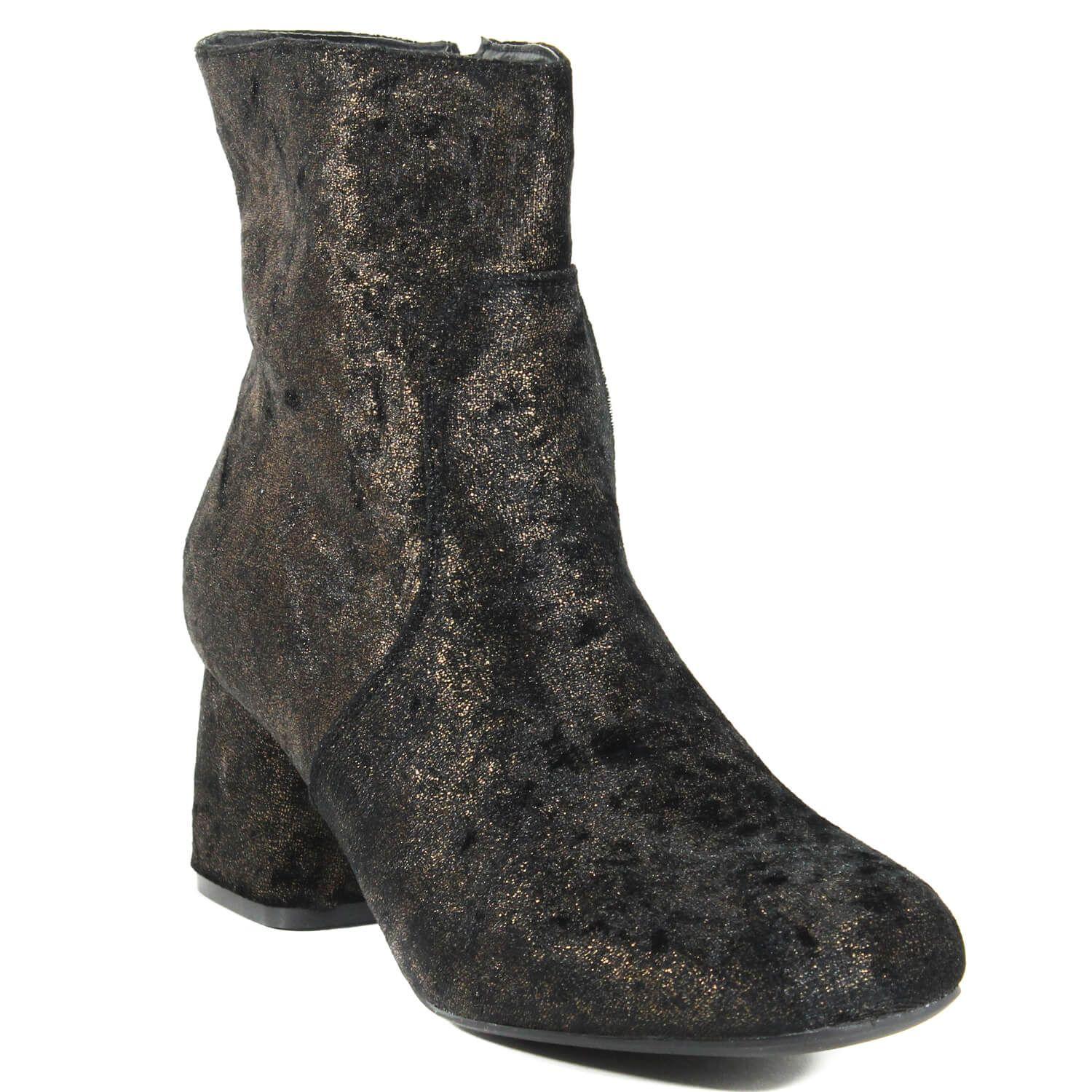 Botin Terciopelo Ponseado-0