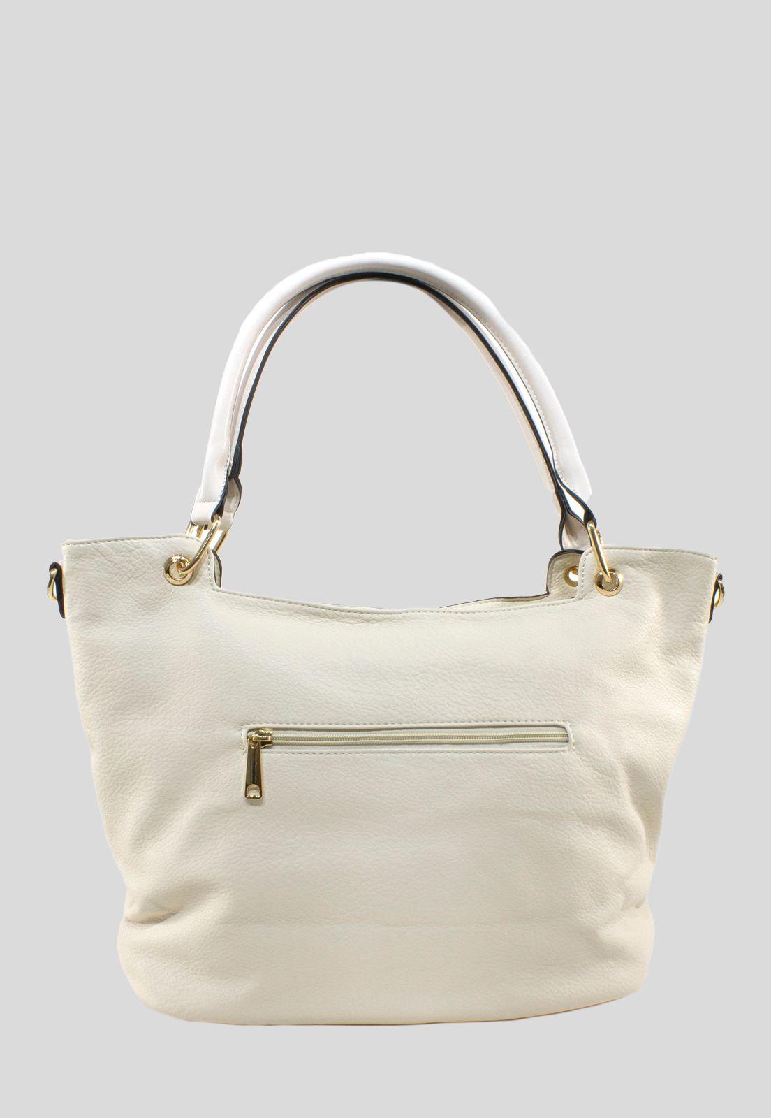Cartera Clasica Bolsillo Laterales Beige-2