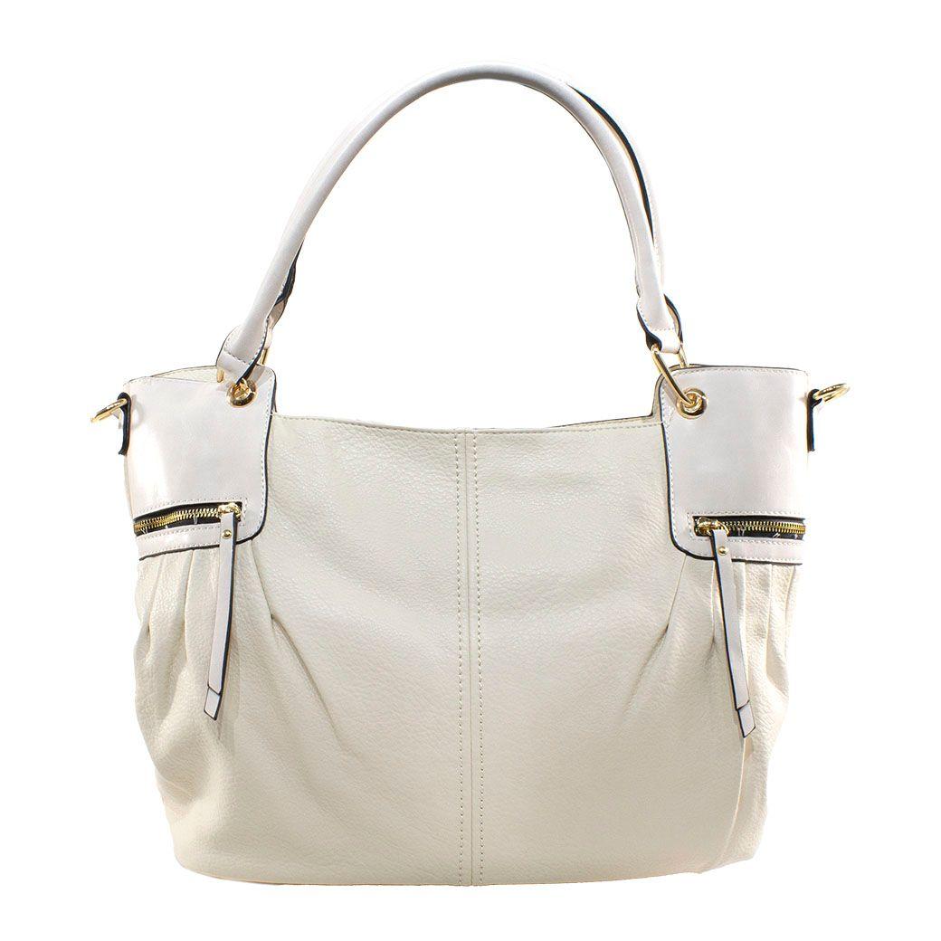 Cartera Clasica Bolsillo Laterales Beige-0