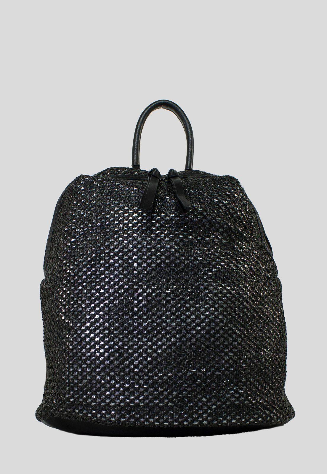 Mochila Full Rafia Negro-0