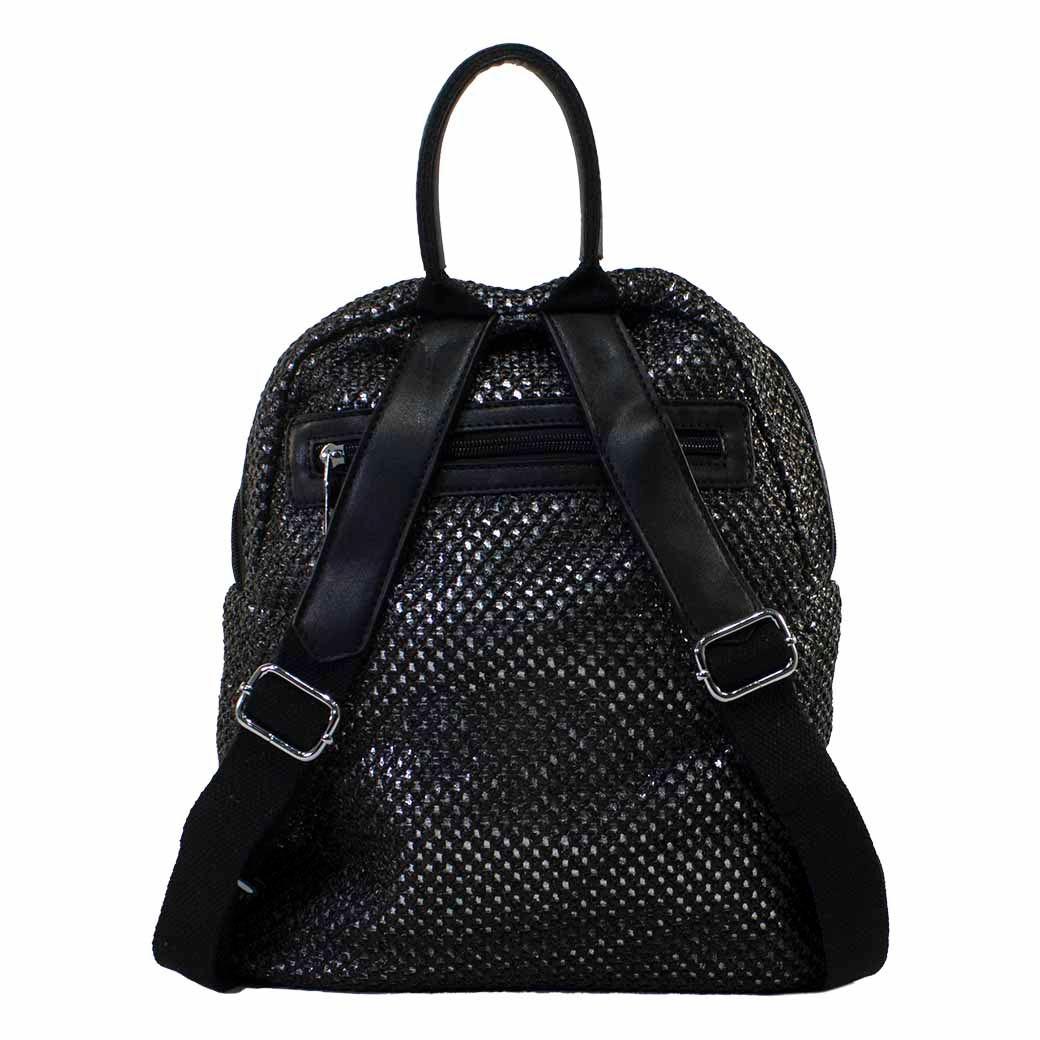 Mochila Full Rafia Negro-2