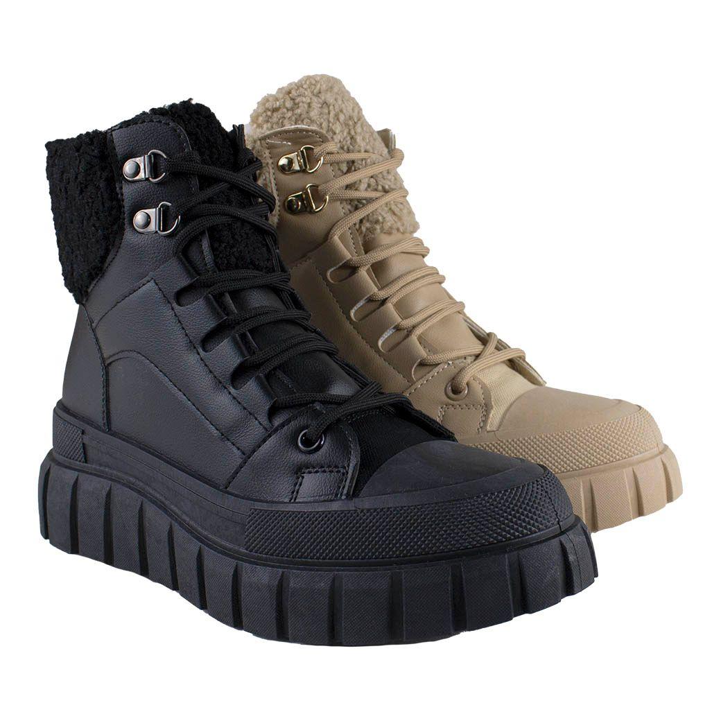 Botin Mujer Detalles Chiporro Khaki-3