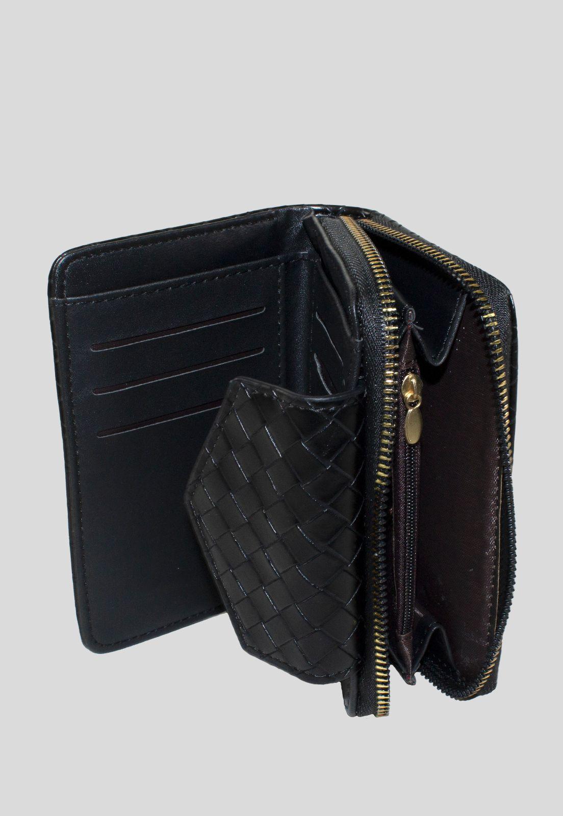 Billetera mediana full petate Negro-3