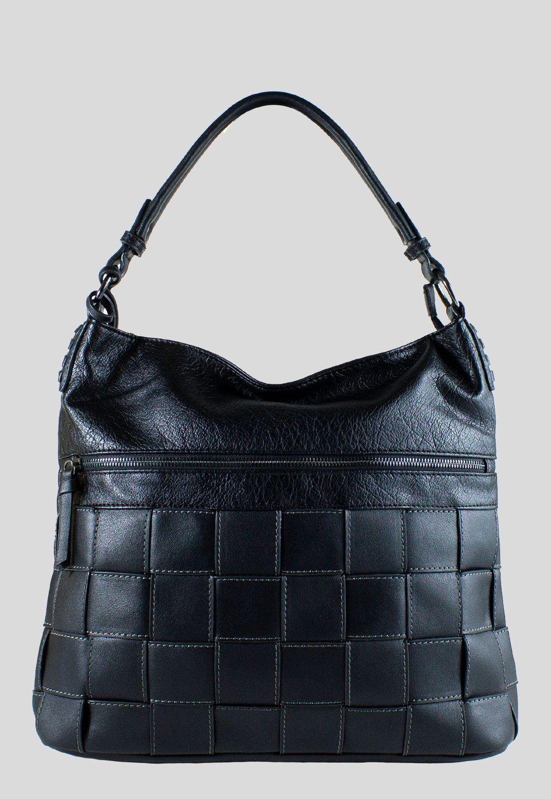 Cartera Base Entrelazada Negro-0