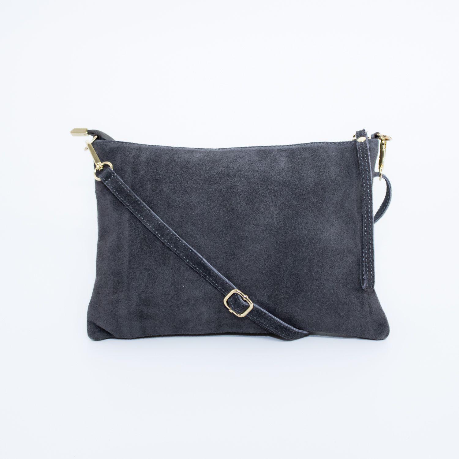 Bandolera Mailea reno con remaches Gris-3