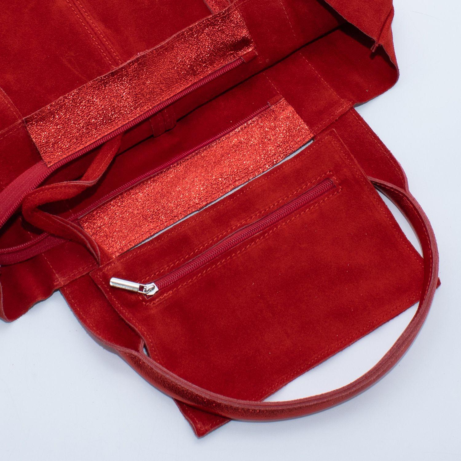 Cartera Reno con Saca Manilla Metálica Rojo-2