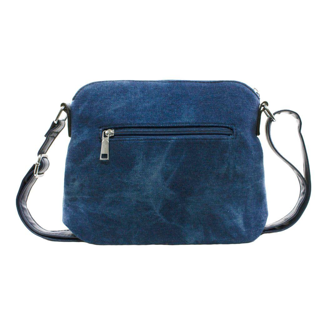 Bandolera Jeans Strass Azul Claro-2