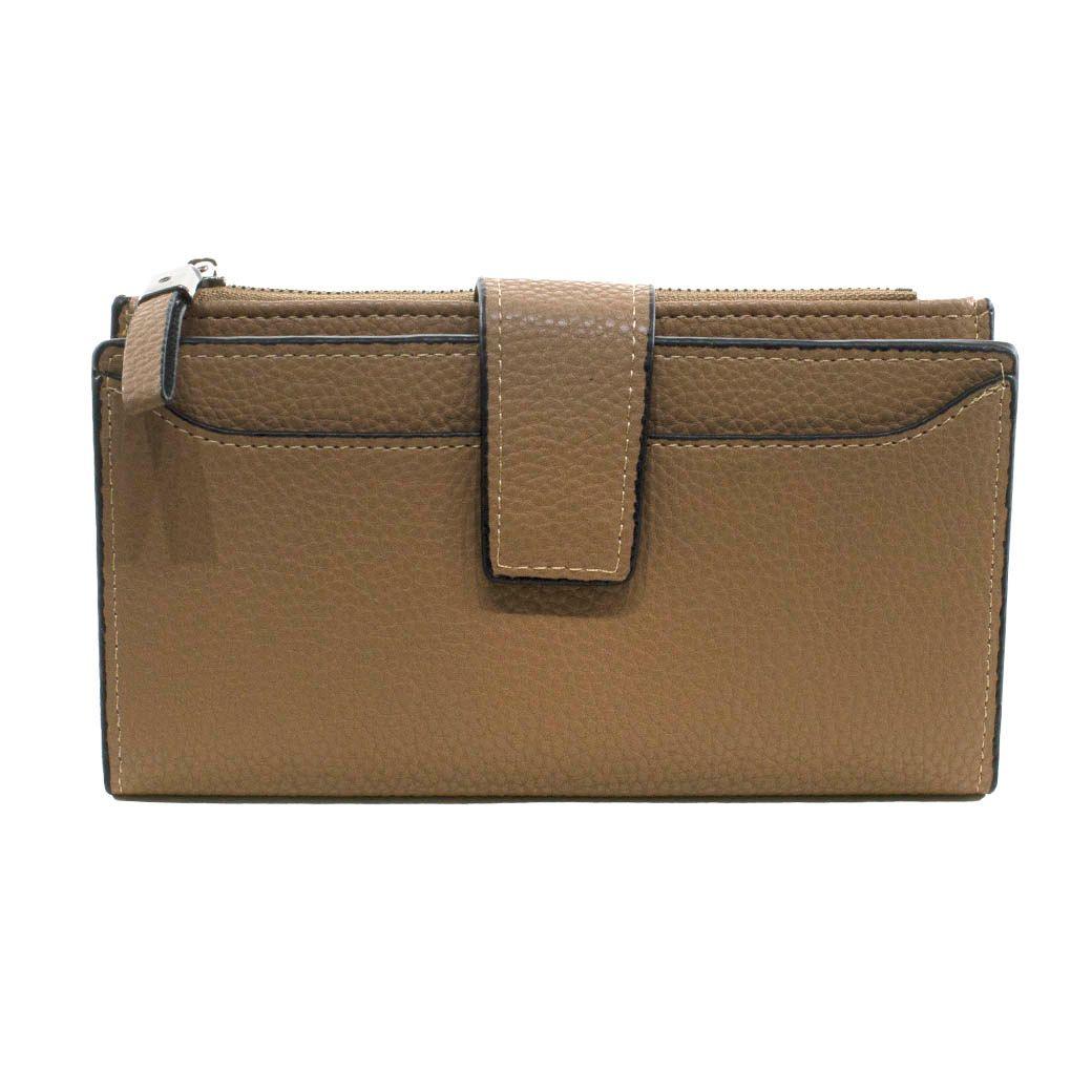 Billetera grande c/ chapeta Khaki-0
