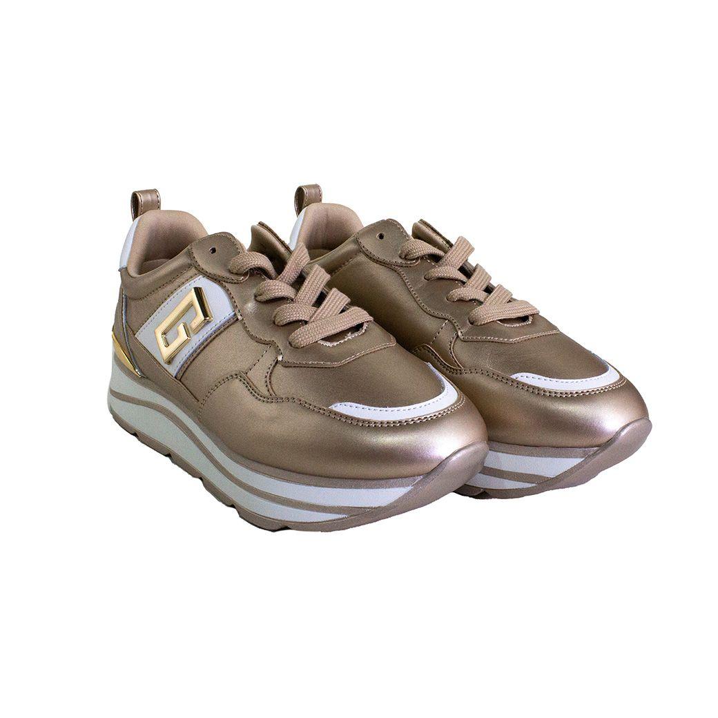 Zapatilla G lateral base ola Champagne-2