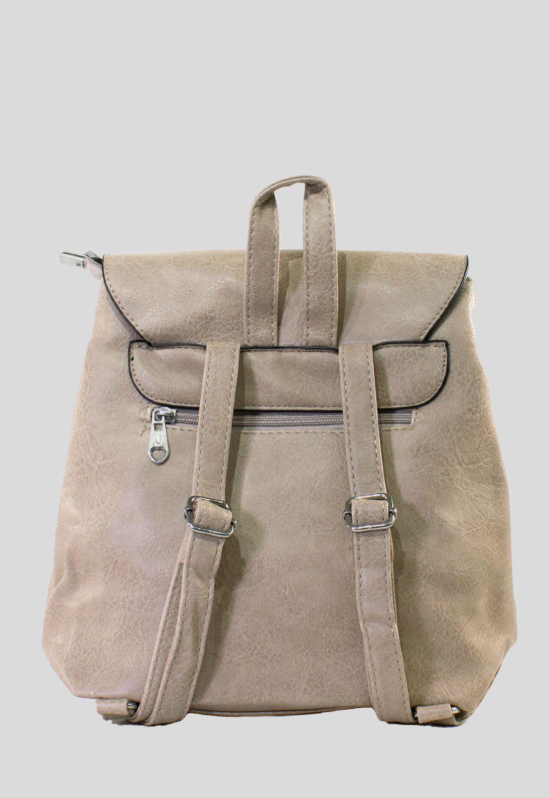Mochila Con 2 Bolsillos Arena-2