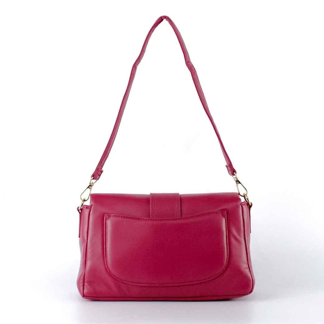 Cartera Ecocuero Lisa 639 Mujer Rosado Mailea-2