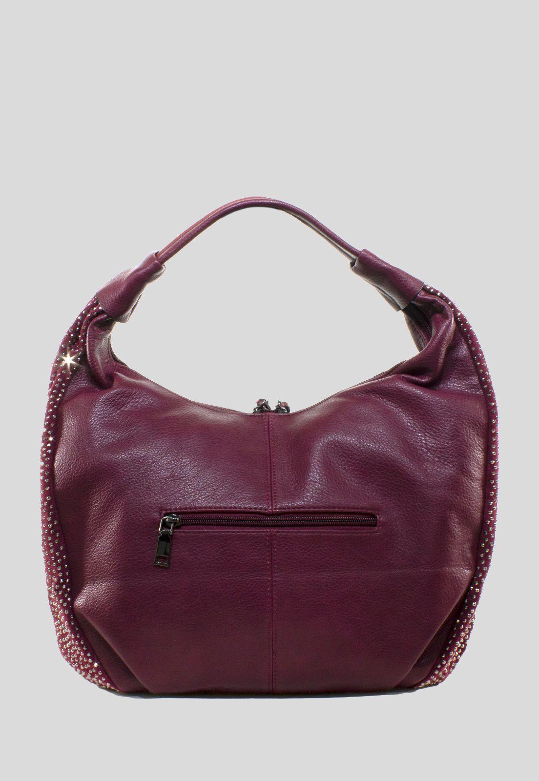 Cartera Fuelles Strass Burdeo-2