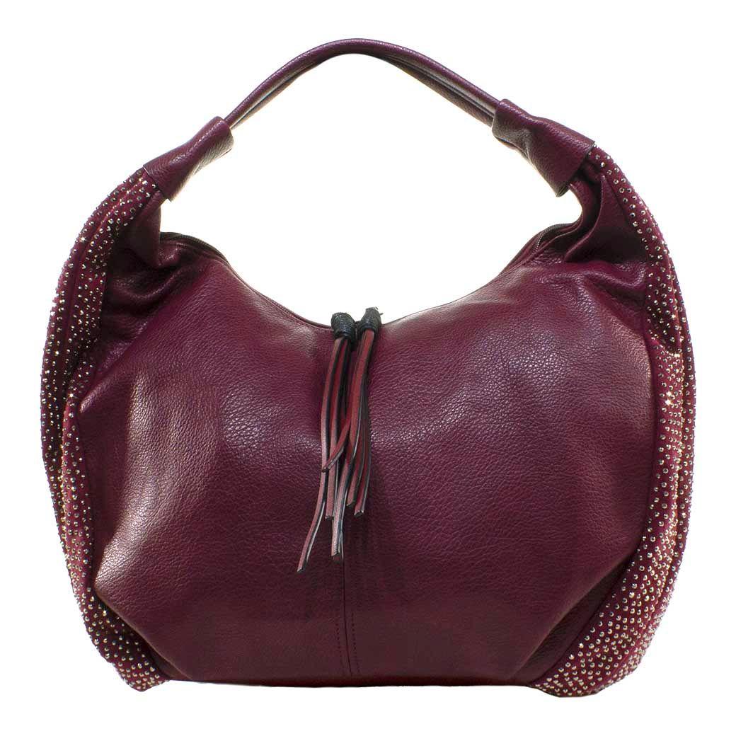 Cartera Fuelles C/Strass Burdeo-0