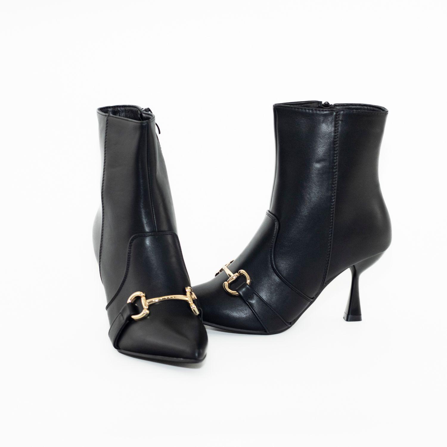 Botin c/hebilla frontal Negro-3