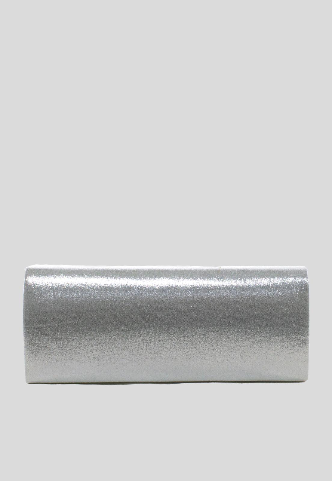 Cartera Noche Sobre Liso Plata-2