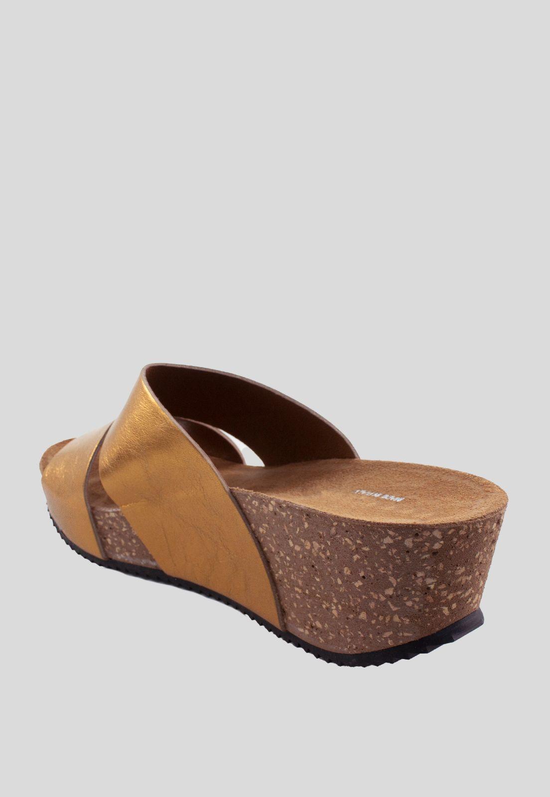 Sandalia Cuero Asimetrica Bronce-2