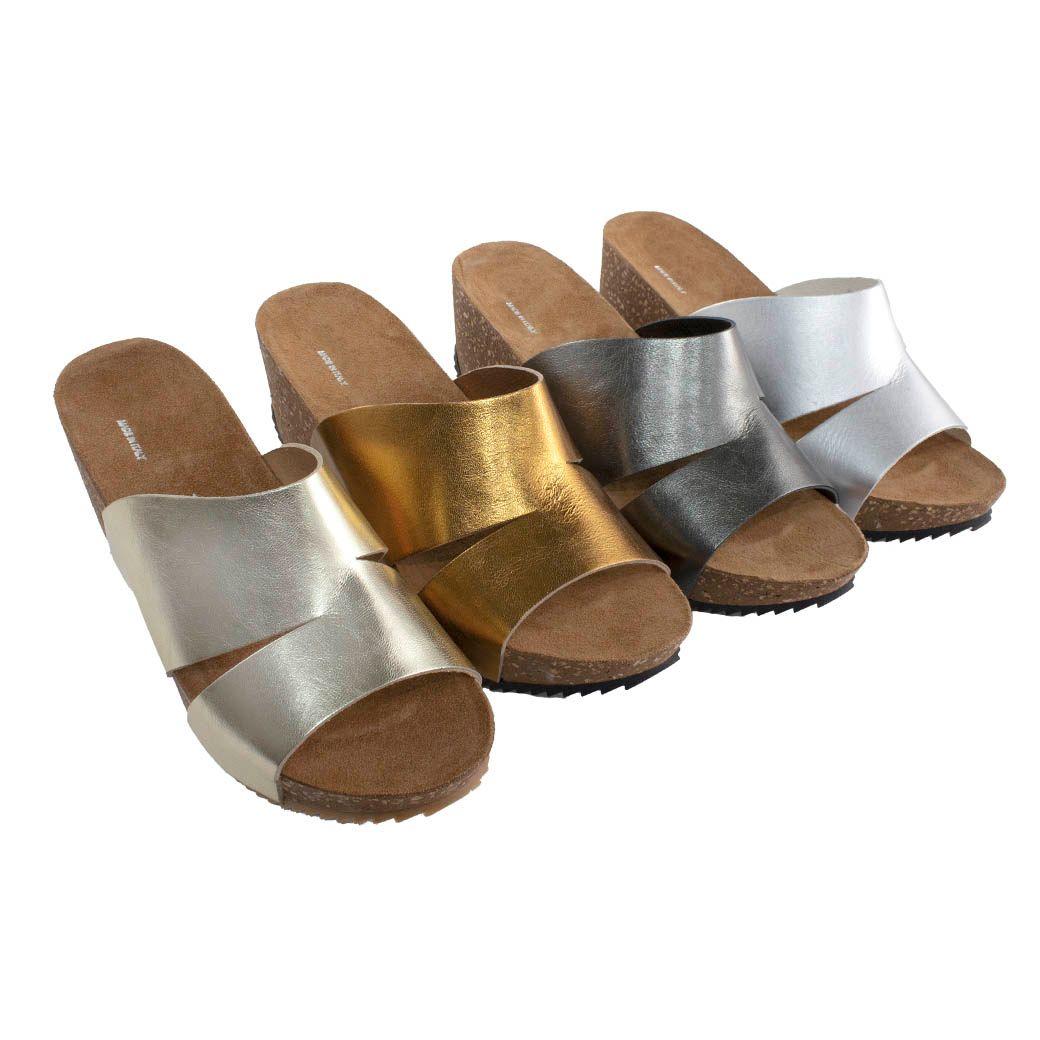 Sandalia Cuero Asimetrica Bronce-4