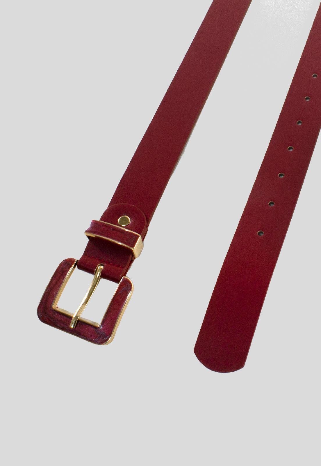 Cinturon heb. Cuadrada Rojo-2