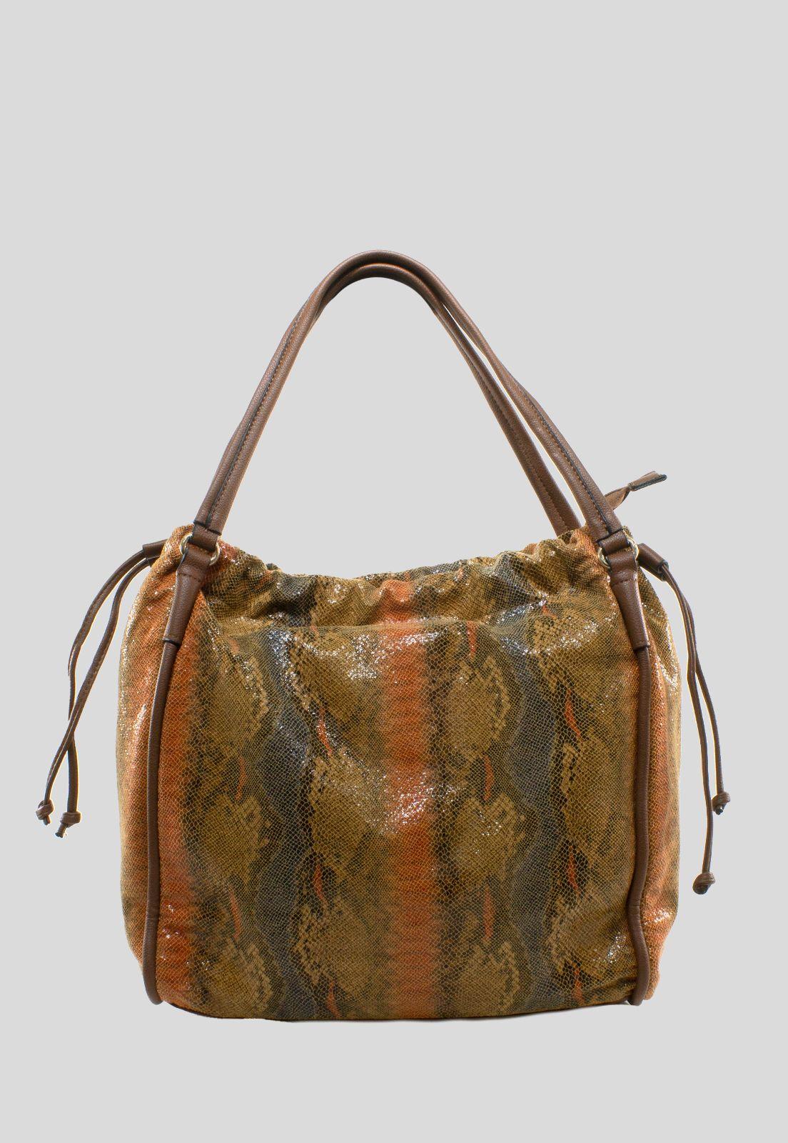 Cartera Grande Piton Tostado-0