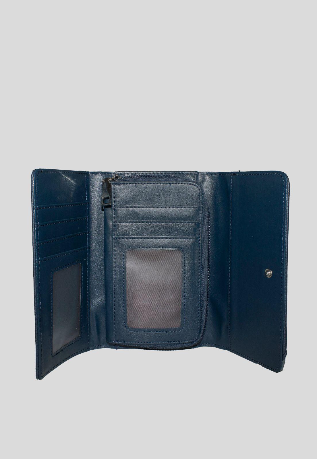 Billetera Patchwork Azul-3