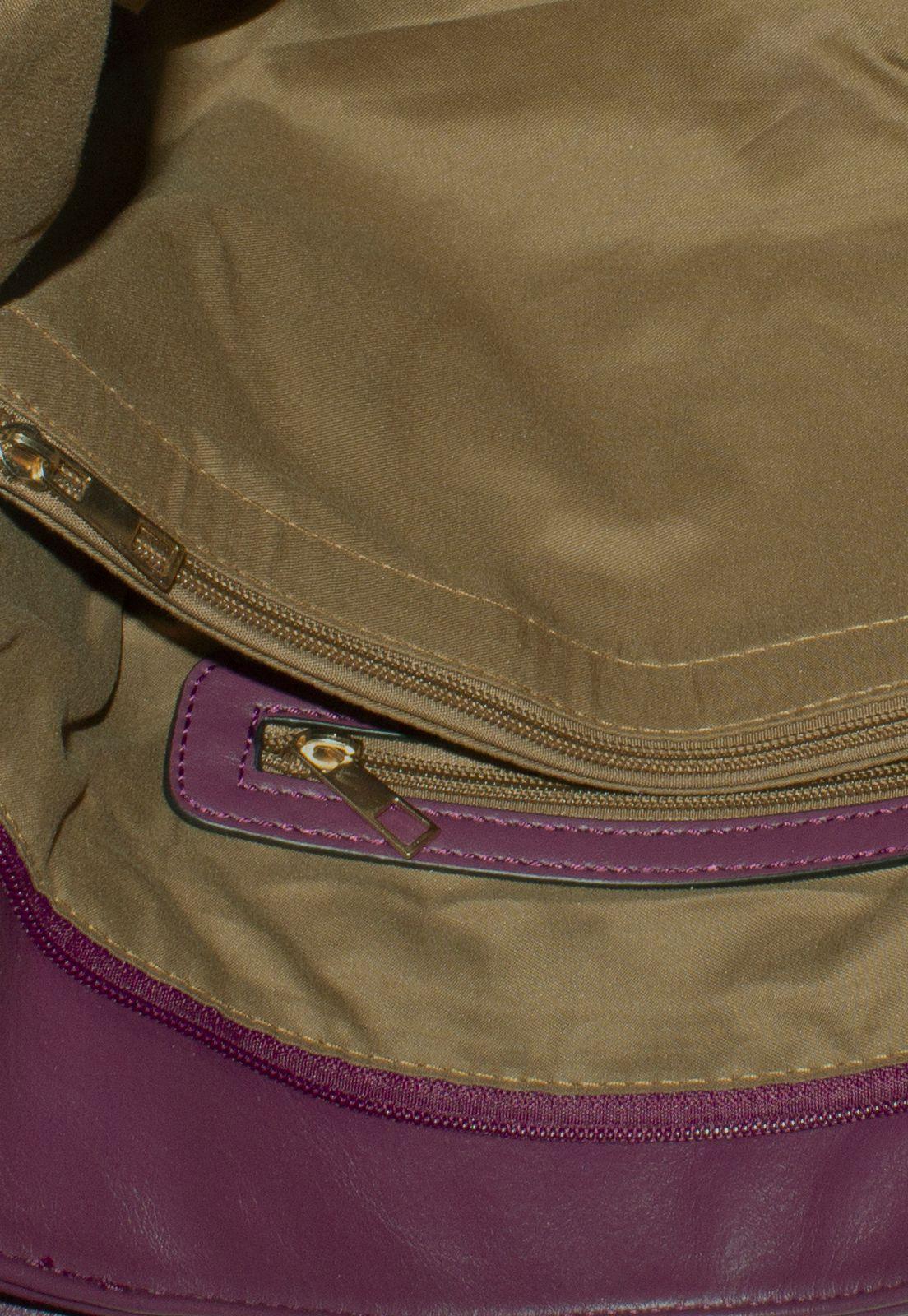 Cartera Franjas Acolchadas Morado-3