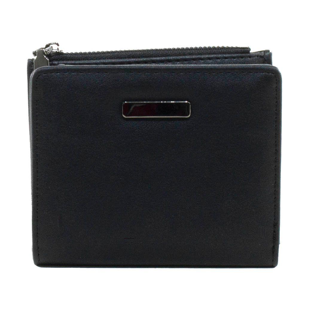 Billetera chica placa externa Negro-0