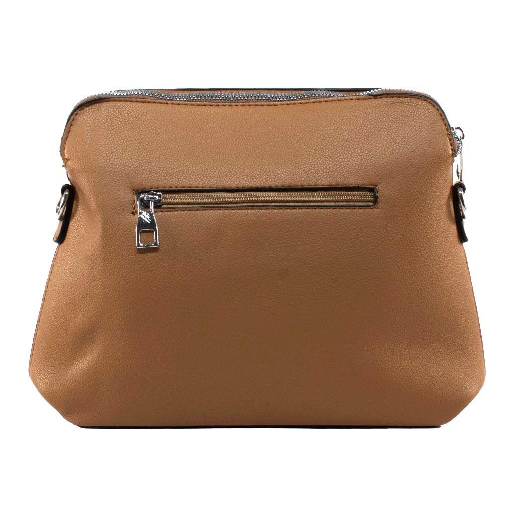 Bandolera Doble C/ Cerrojo Tostado-3