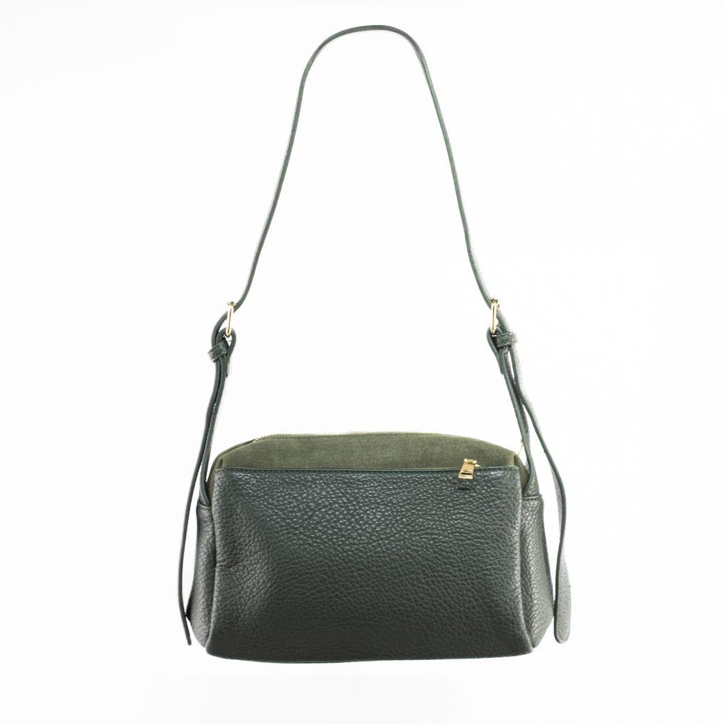 Cartera bimaterial c/3 cierres Khaki-2